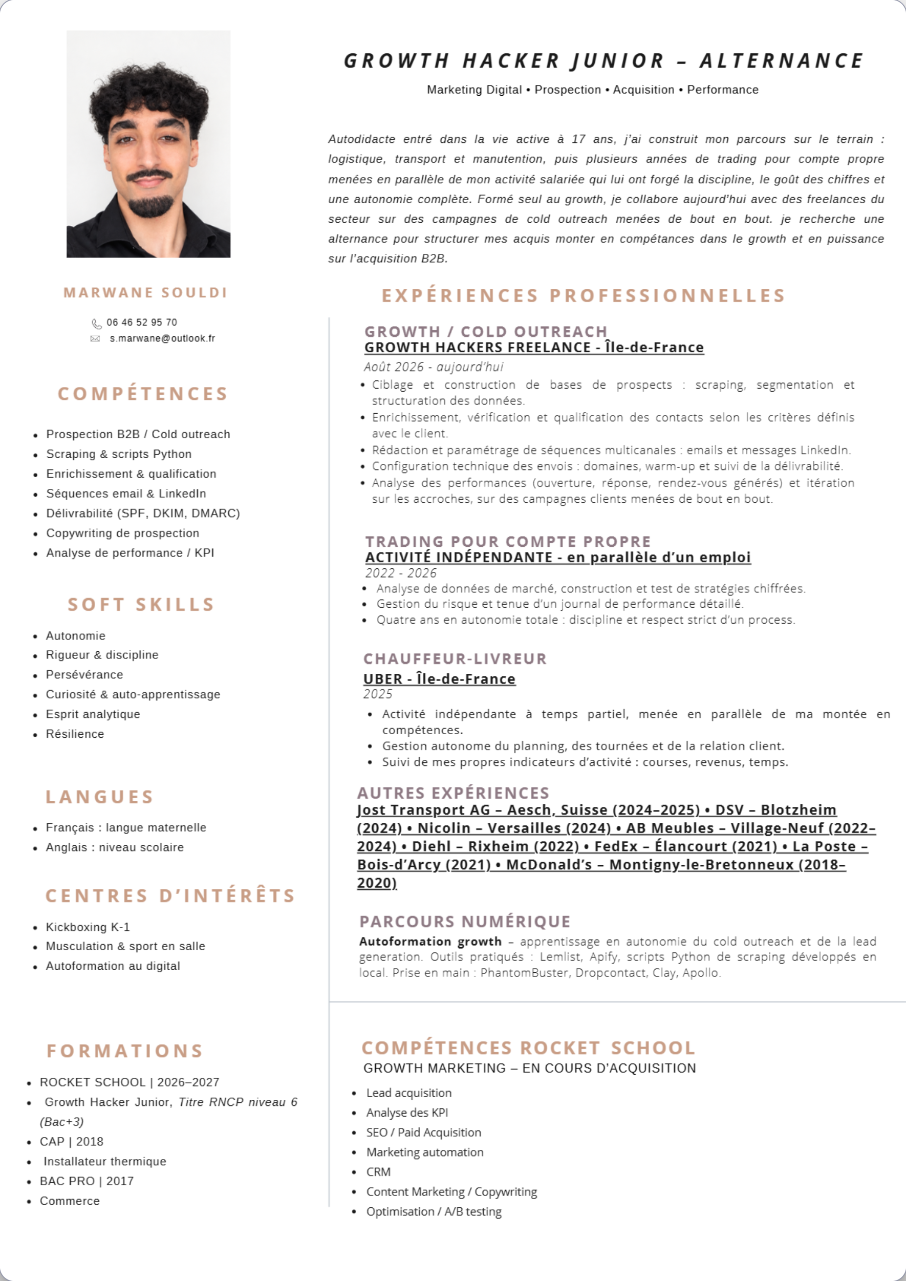 CV de Marwane Souldi